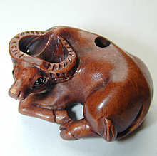 ASTROLOGICAL OJIME BEAD - TAURUS OX